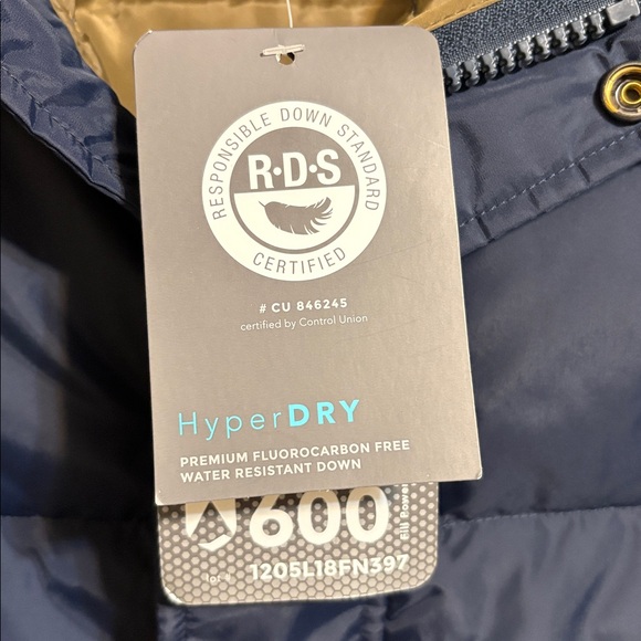 NWT Men’s Lands End 600 Down Puffer Vest - Picture 4 of 10